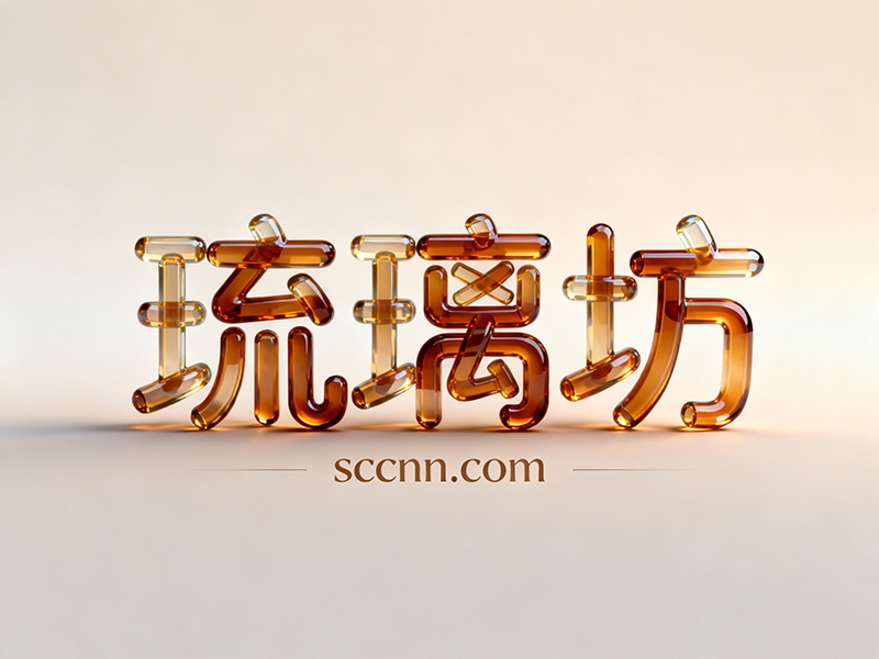 空心玻璃管字体
