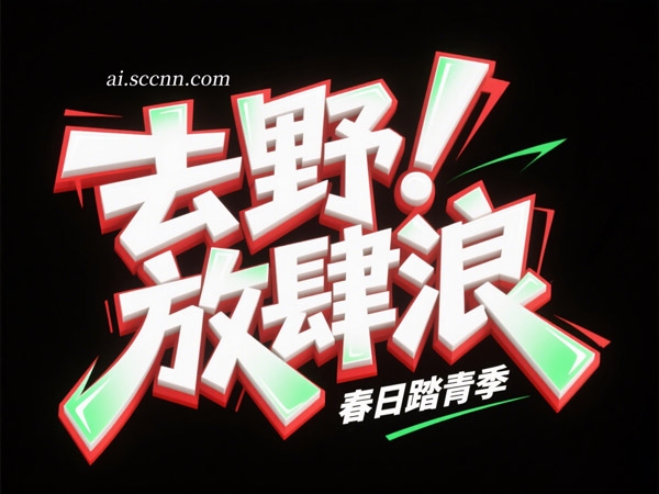 街头涂鸦风格字体